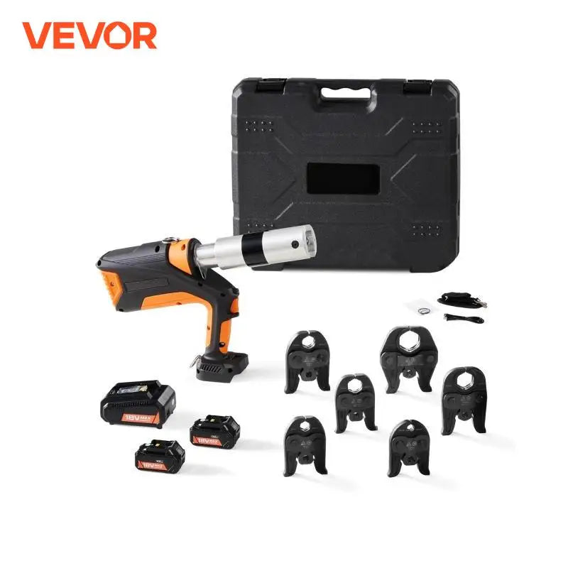Pro Press Tool 18V Electric Pipe for 1/2inch to 2inch Stainless Steel Copper PEX Brushless Motor 6 Pro Press Jaws