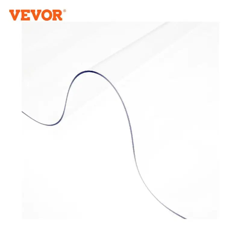 Multi-size 1.5/2mm Tablecloth Protector Table Cover Mat PVC Soft Waterproof Clear Water Resistant Easy Clean