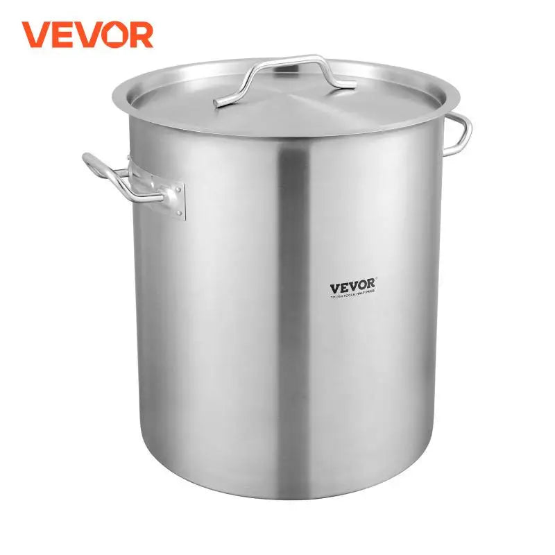 42 Quart Stainless Steel Cookware Stockpot Commercial Cooking Pot Large Soup Pot Cookware Sauce Pot with Strainer Lid