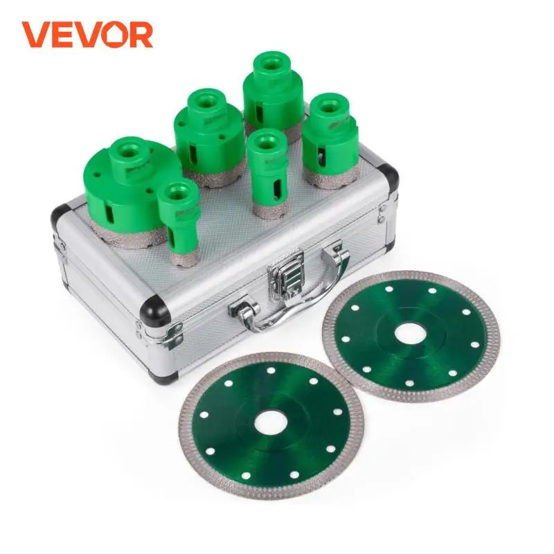 M14 Thread Diamond Dry Drill Bit & Saw Blade Vacuum Brazed Drilling Core Bits Porcelain Tiles Granite Marble Hole Saw Tool