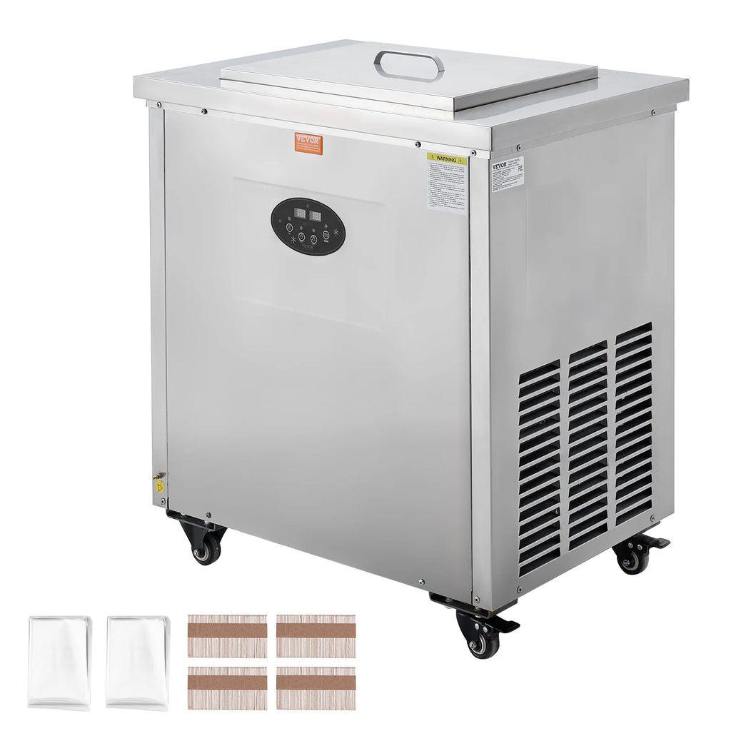 Commercial Popsicle Machine, 2 Mould Set 52 PCS Ice Pops Making Machine,Stainless Steel Commercial Ice Lolly Maker,for Bar